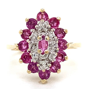 Estate Ruby & Diamond Ring