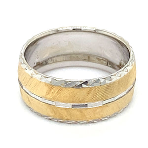 Estate Two-Tone Wedding Band