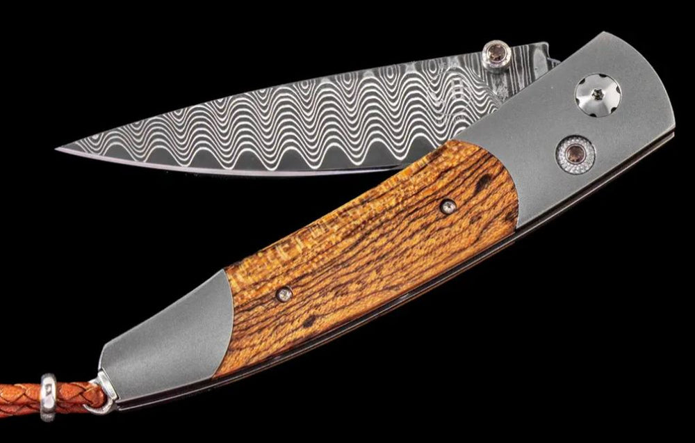 Refresh, Titanium Pocket Knife Inlaid with Bocote Wood by William Henry 2310-0360 029/100
