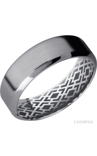 7 mm wide High Bevel Tantalum band.