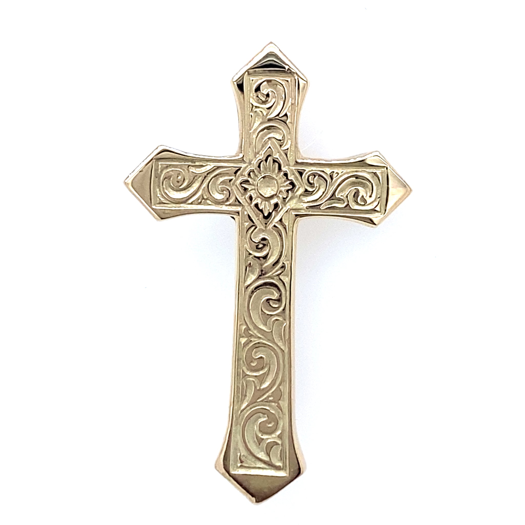 Estate Fancy Cross Brooch