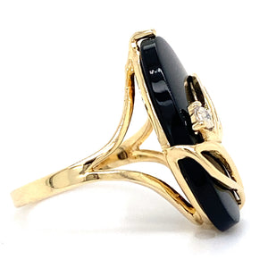 Estate Black Onyx Ring