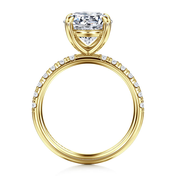 Winslow - 14K Yellow Gold Round Diamond Engagement Ring