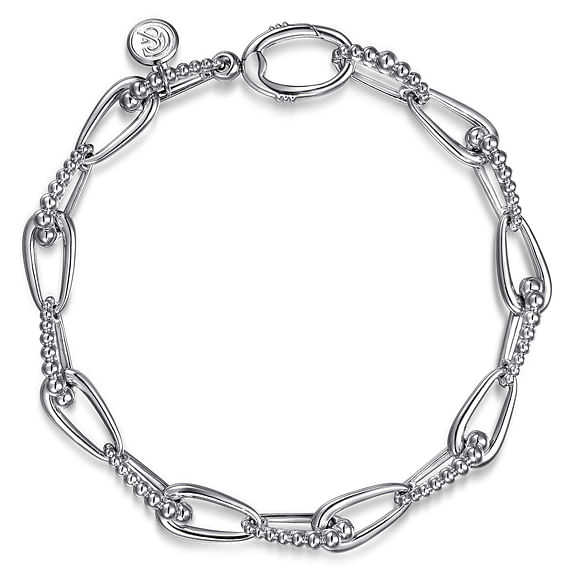 Sterling Silver Bujukan Link Chain Bracelet