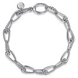 Sterling Silver Bujukan Link Chain Bracelet