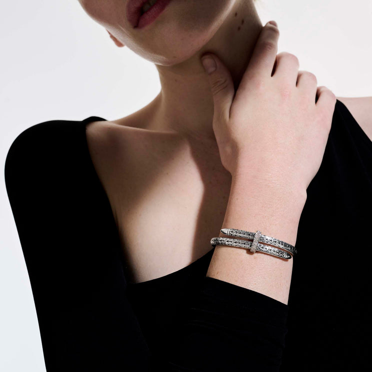 Sterling Silver Spear Flex Cuff by John Hardy