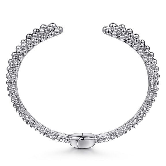 Sterling Silver Bujukan Hinged Bracelete