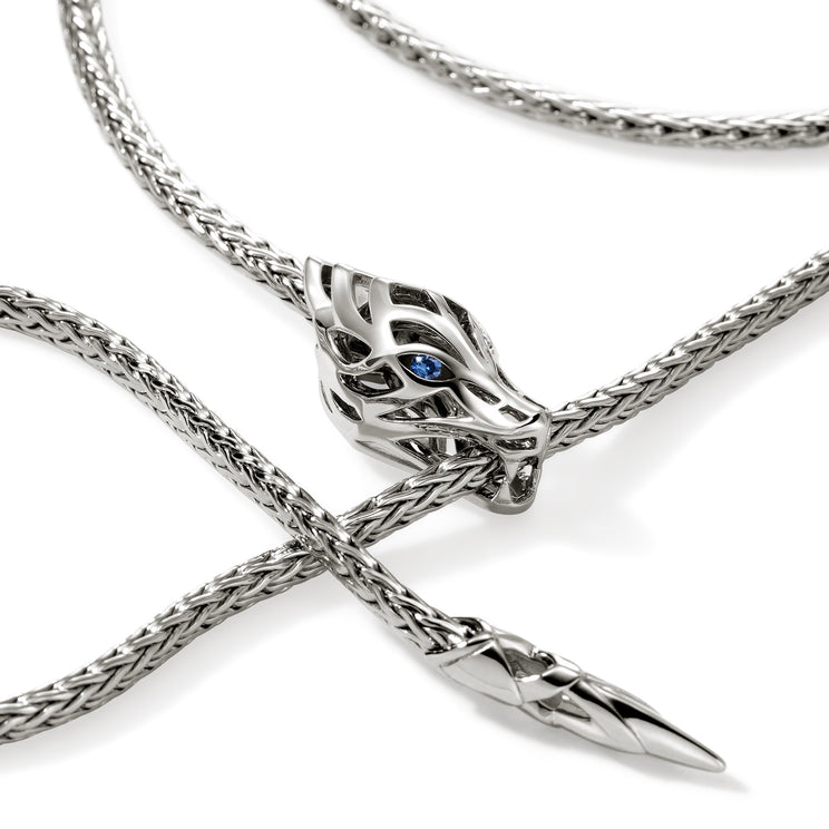Naga Sterling Silver Pull Through Necklace by John Hardy