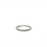 JH Essentials Silver Diamond Pave Ring by John Hardy