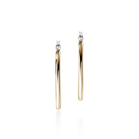 JH Essentials Two Tone Hoop Earrings by John Hardy