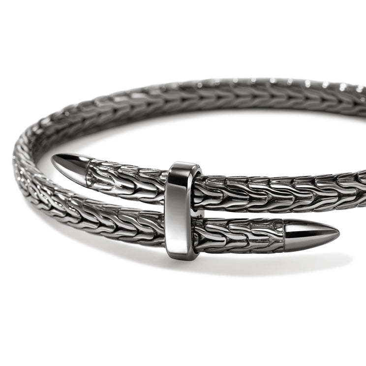 Spear Dark Silver Flex Cuff by John Hardy