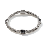 Icon Extension Silver Lava Four Station Chain Bracelet by John Hardy