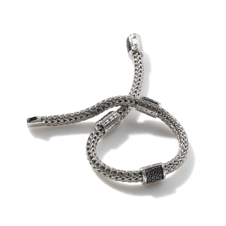 Icon Extension Silver Lava Four Station Chain Bracelet by John Hardy