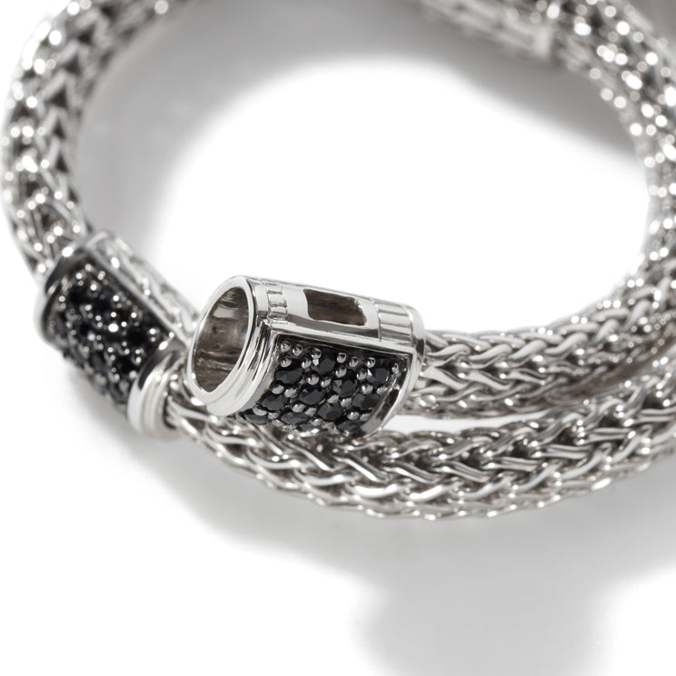 Icon Extension Silver Lava Four Station Chain Bracelet by John Hardy