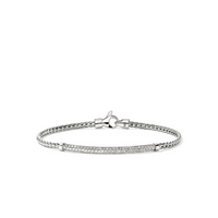 JH Essentials Silver Diamond Pave Bracelet by John Hardy