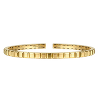 14K Yellow Gold Split Bangle Bracelet by Gabriel