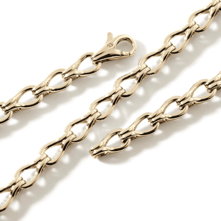 Surf 14K Gold Link Necklace by John Hardy