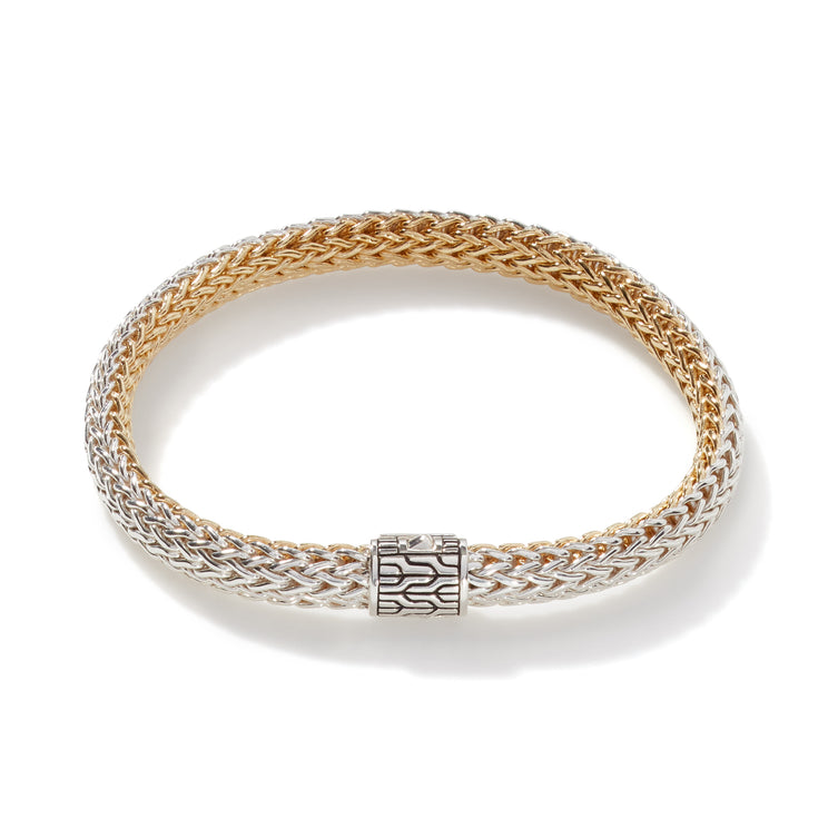 Icon 18K Gold & Silver Diamond Reversible Bracelet by John Hardy