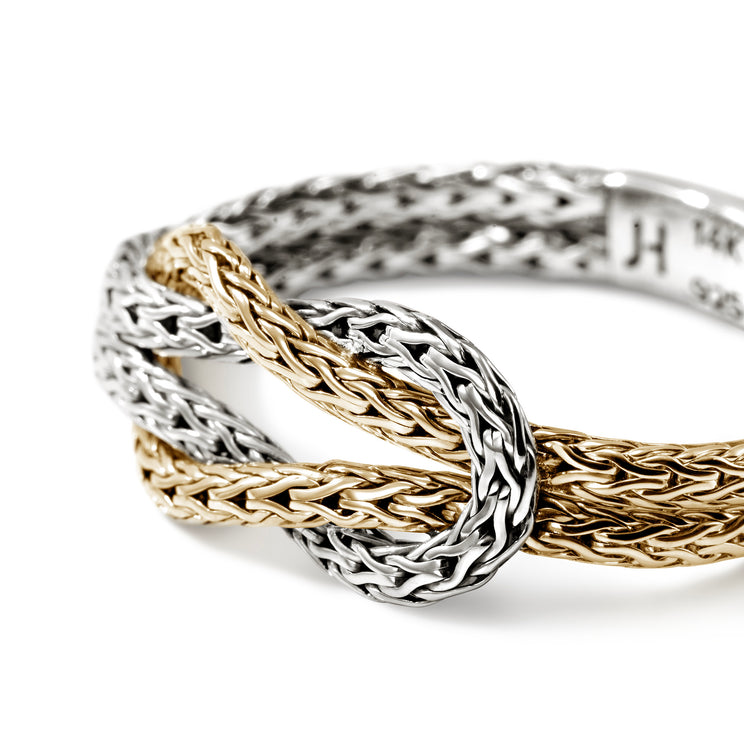 Love Knot Two Tone Chain Ring by John Hardy