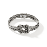 Love Knot Silver Double Row Bracelet by John Hardy