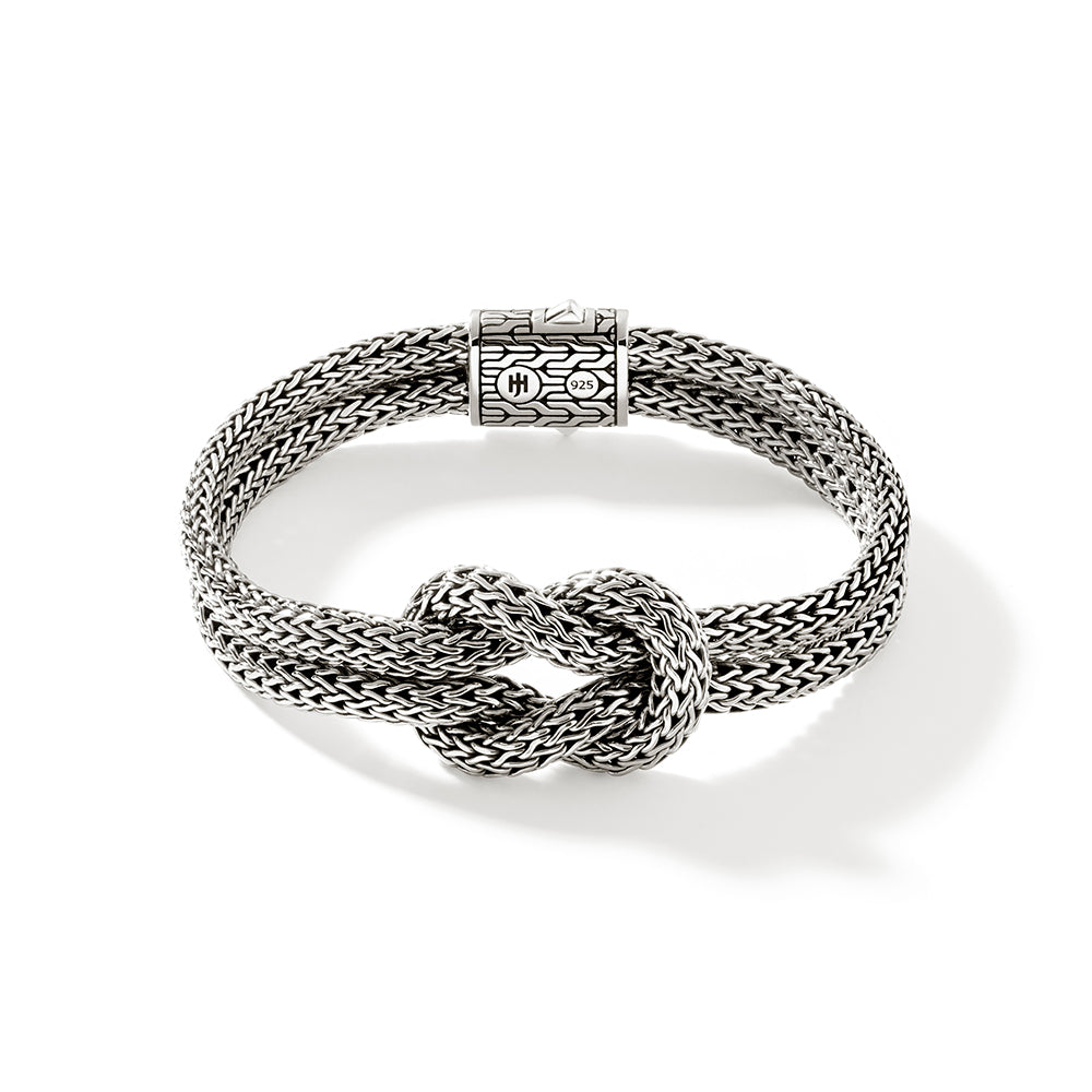 Love Knot Silver Double Row Bracelet by John Hardy
