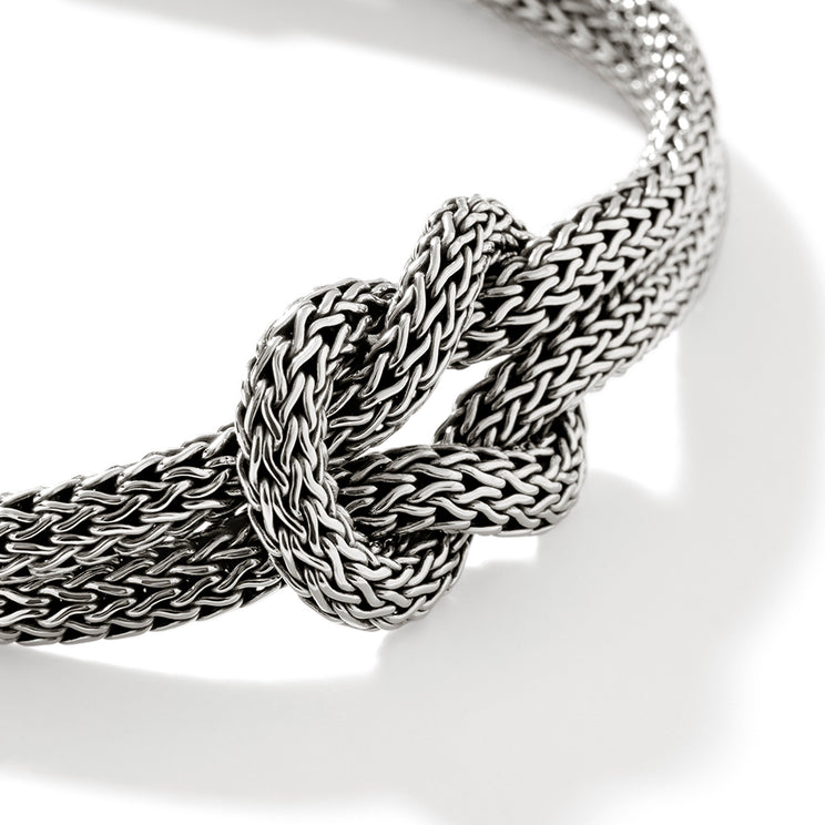 Love Knot Silver Double Row Bracelet by John Hardy