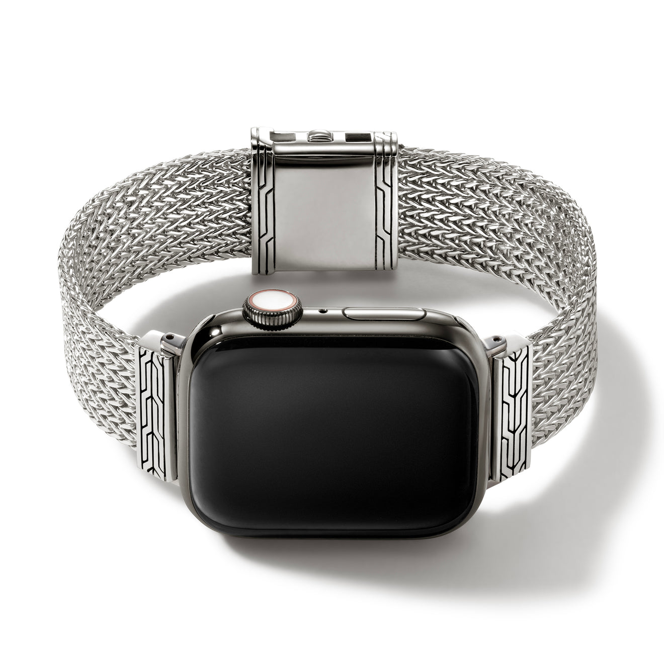 Sterling Silver 12mm Smart Watch Strap by John Hardy