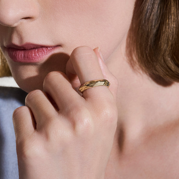 Icon 50 14K Gold Band Ring by John Hardy