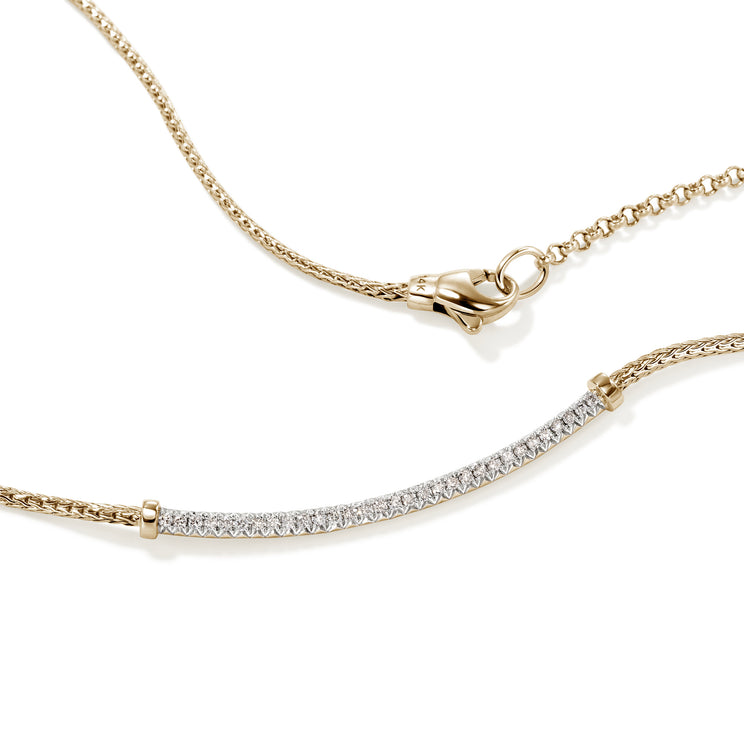 JH Essentials 14K Yellow Gold Diamond Pave Necklace by John Hardy