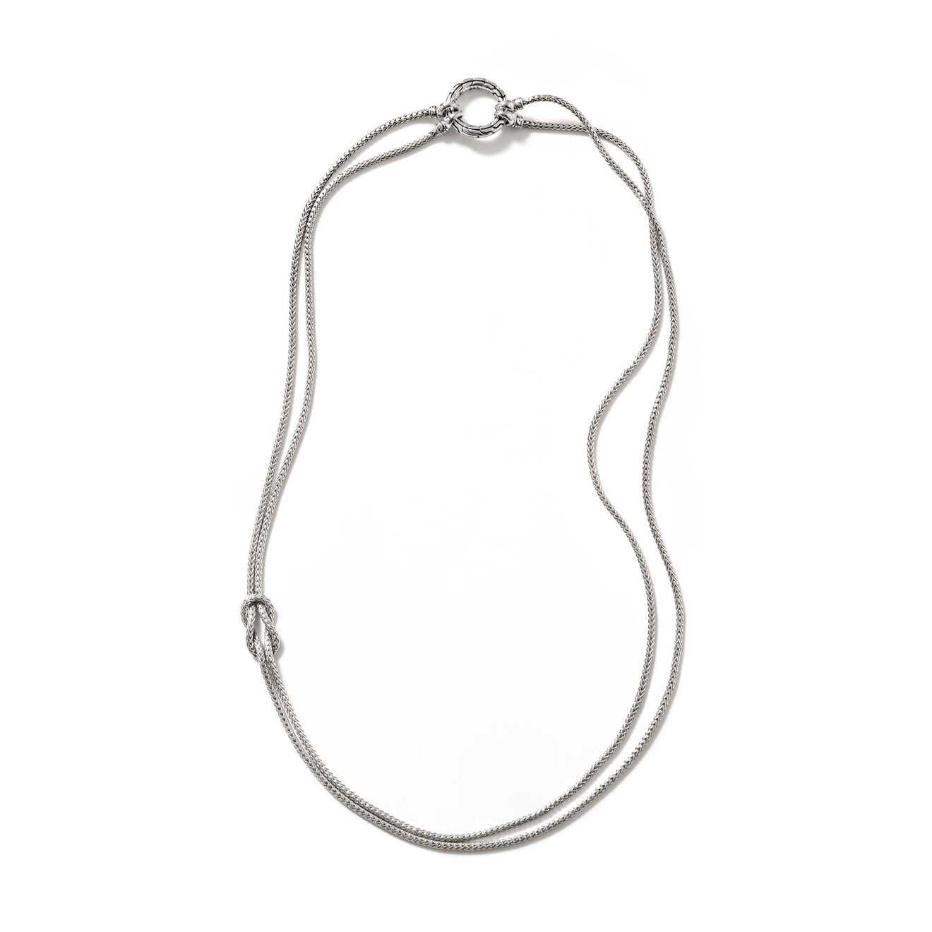 Love Knot Silver Convertable Necklace by John Hardy