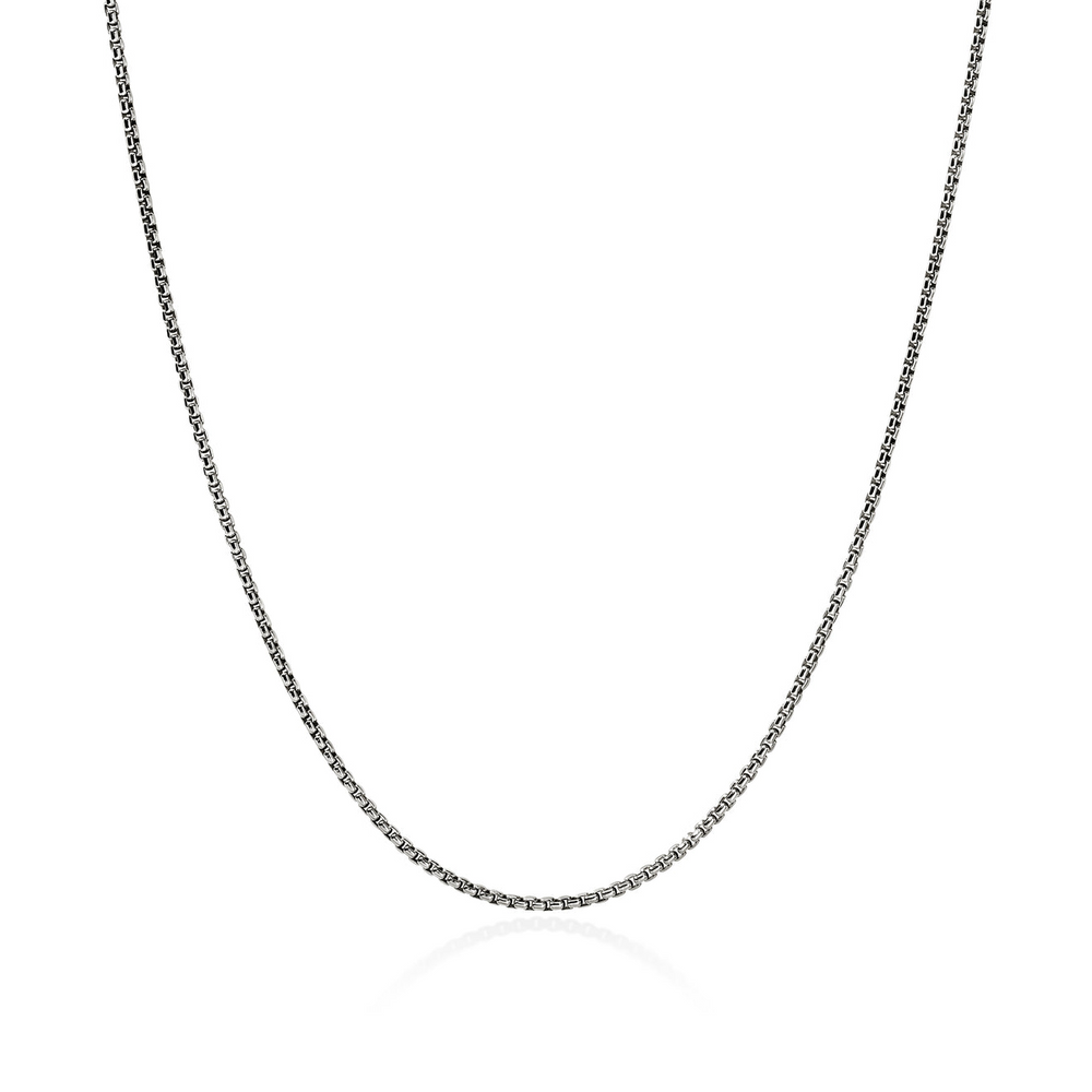 Chains Silver Box Chain Necklace by John Hardy