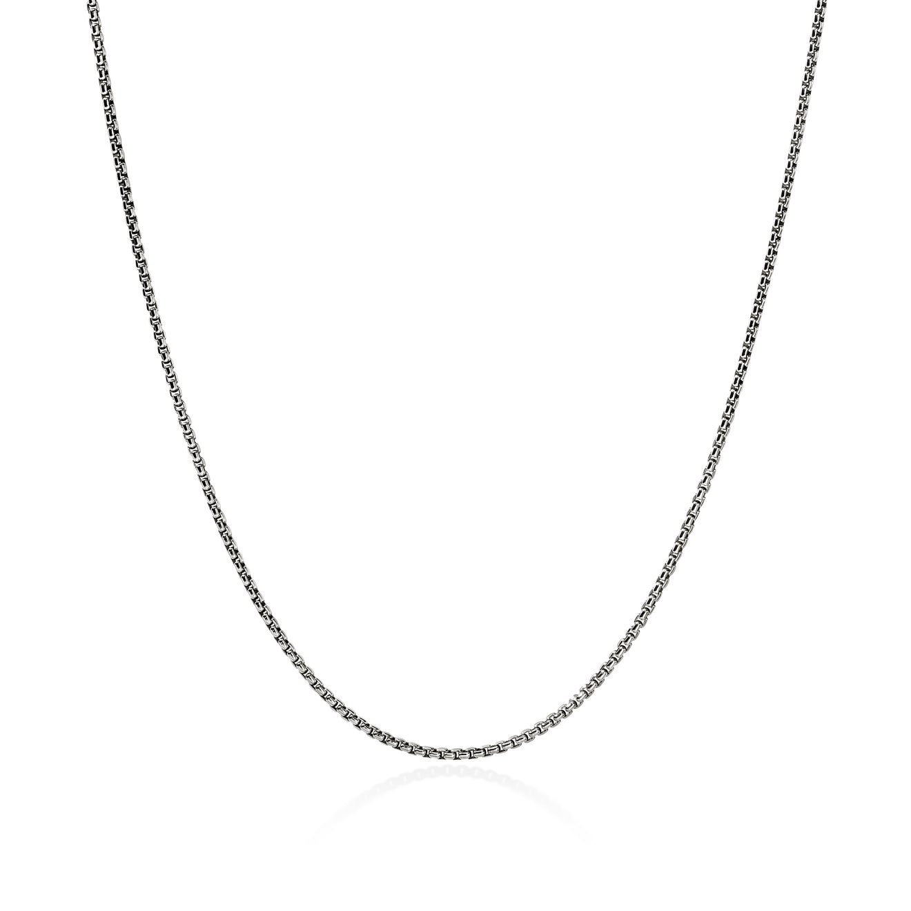 Chains Silver Box Chain Necklace by John Hardy