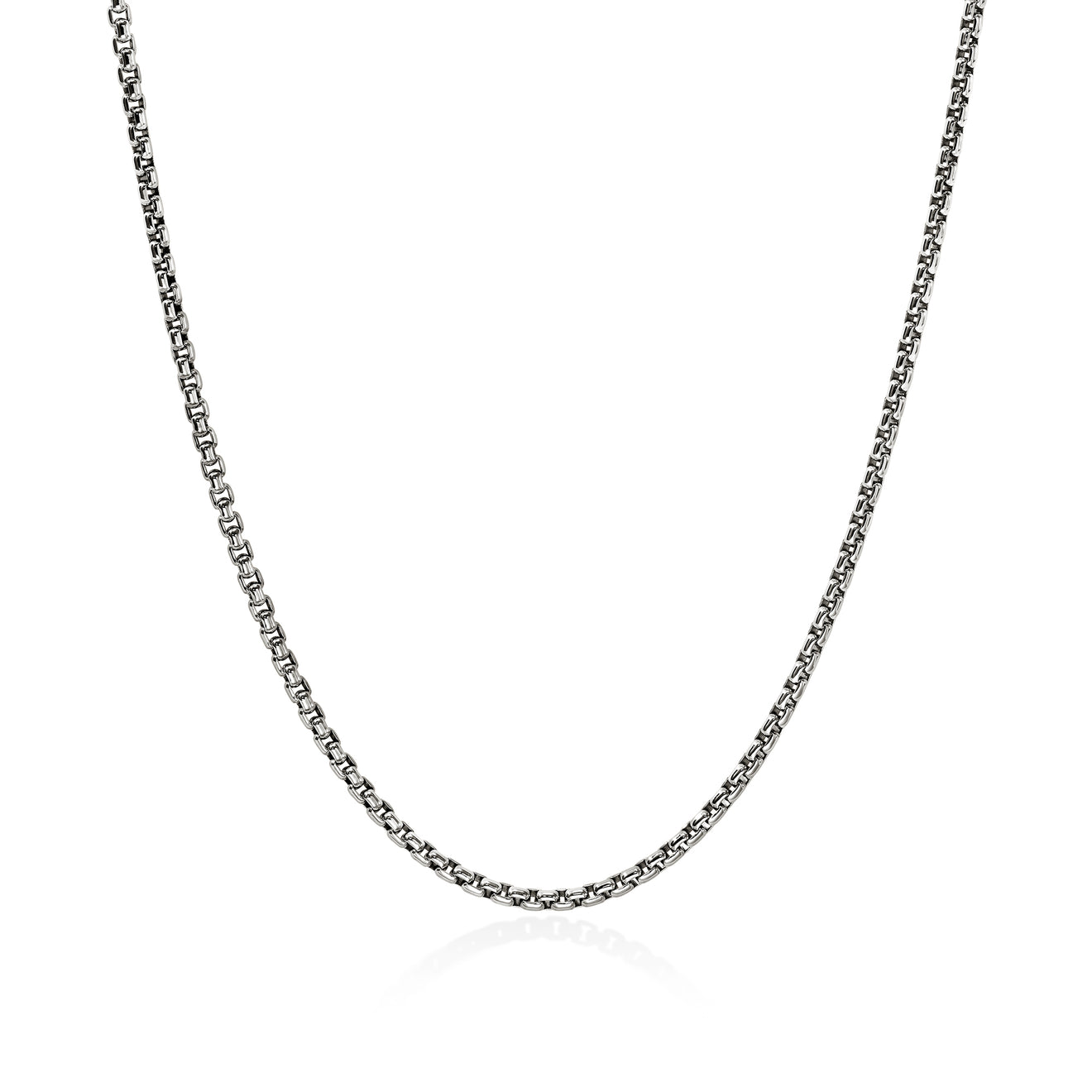 Chains Silver Box Chain Necklace by John Hardy