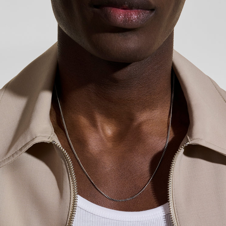 Chains Silver Curb Link Necklace by John Hardy
