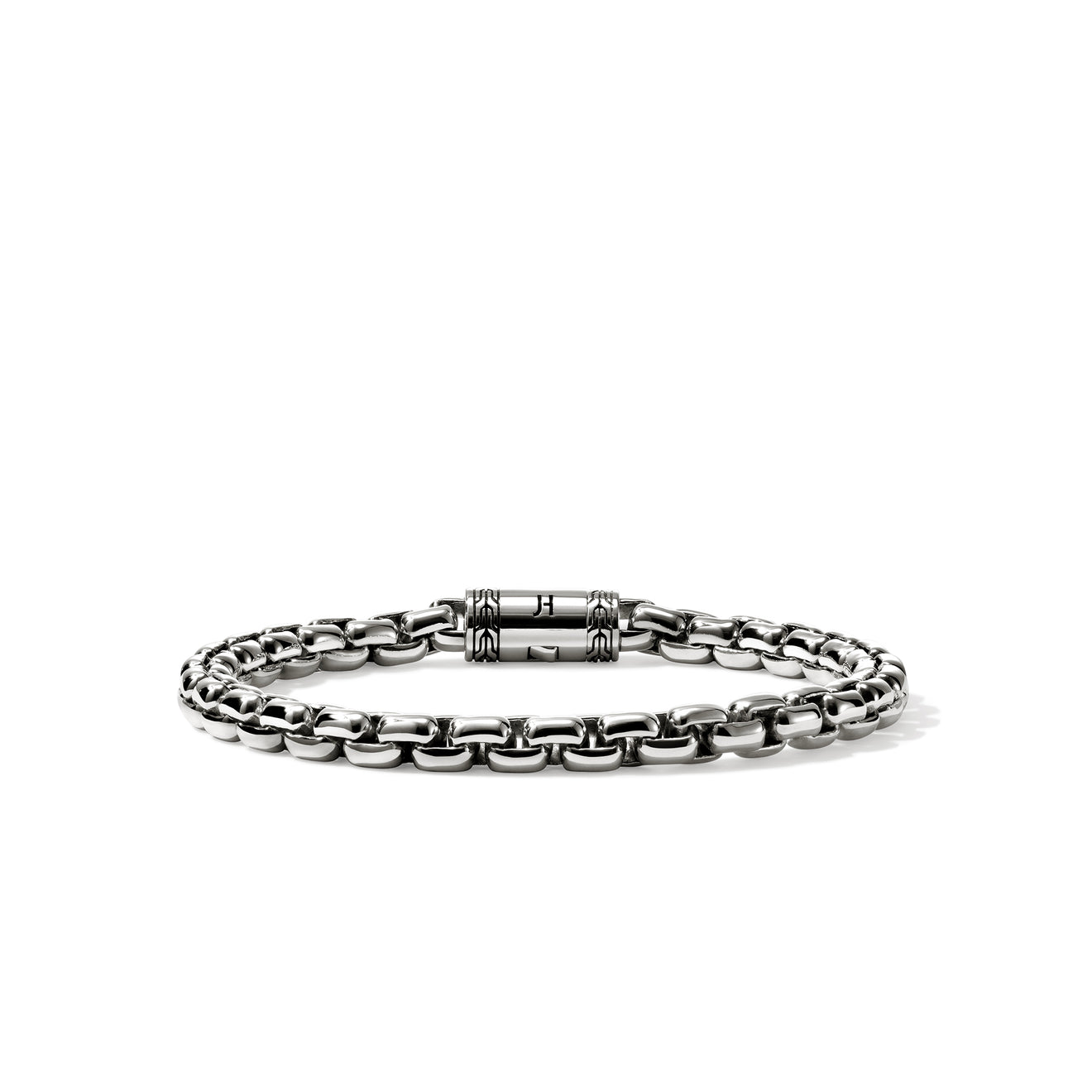 Chains Silver Box Chain Bracelet with Pusher Clasp by John Hardy