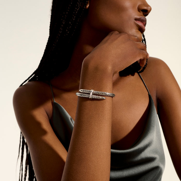 Spear Silver Flex Cuff by John Hardy