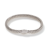 Icon Silver Diamond Pave Small Bracelet by John Hardy