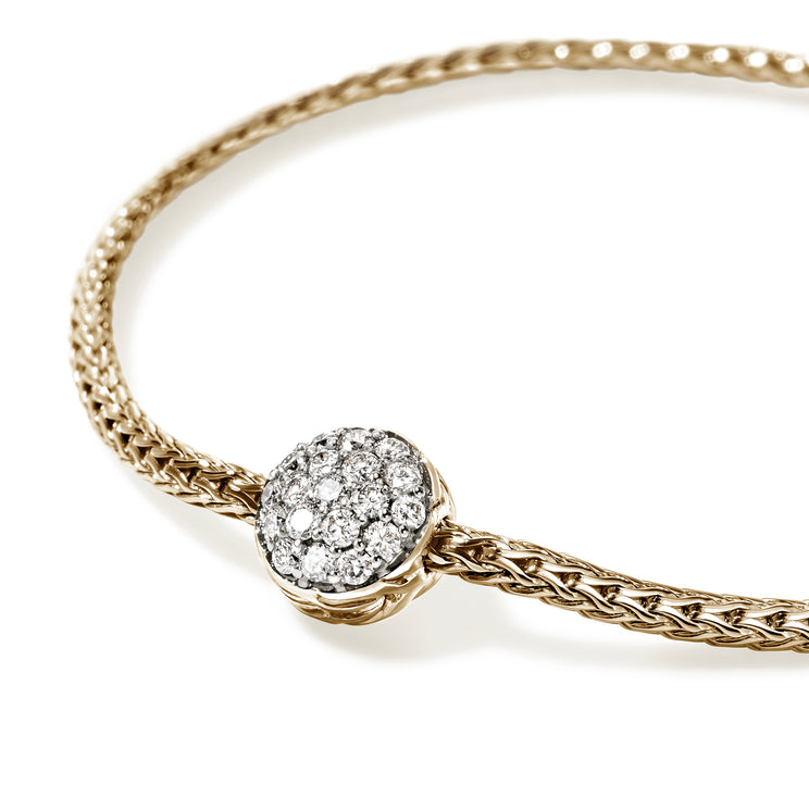 JH Essentials 14K Gold Diamond Pave Bracelet by John Hardy