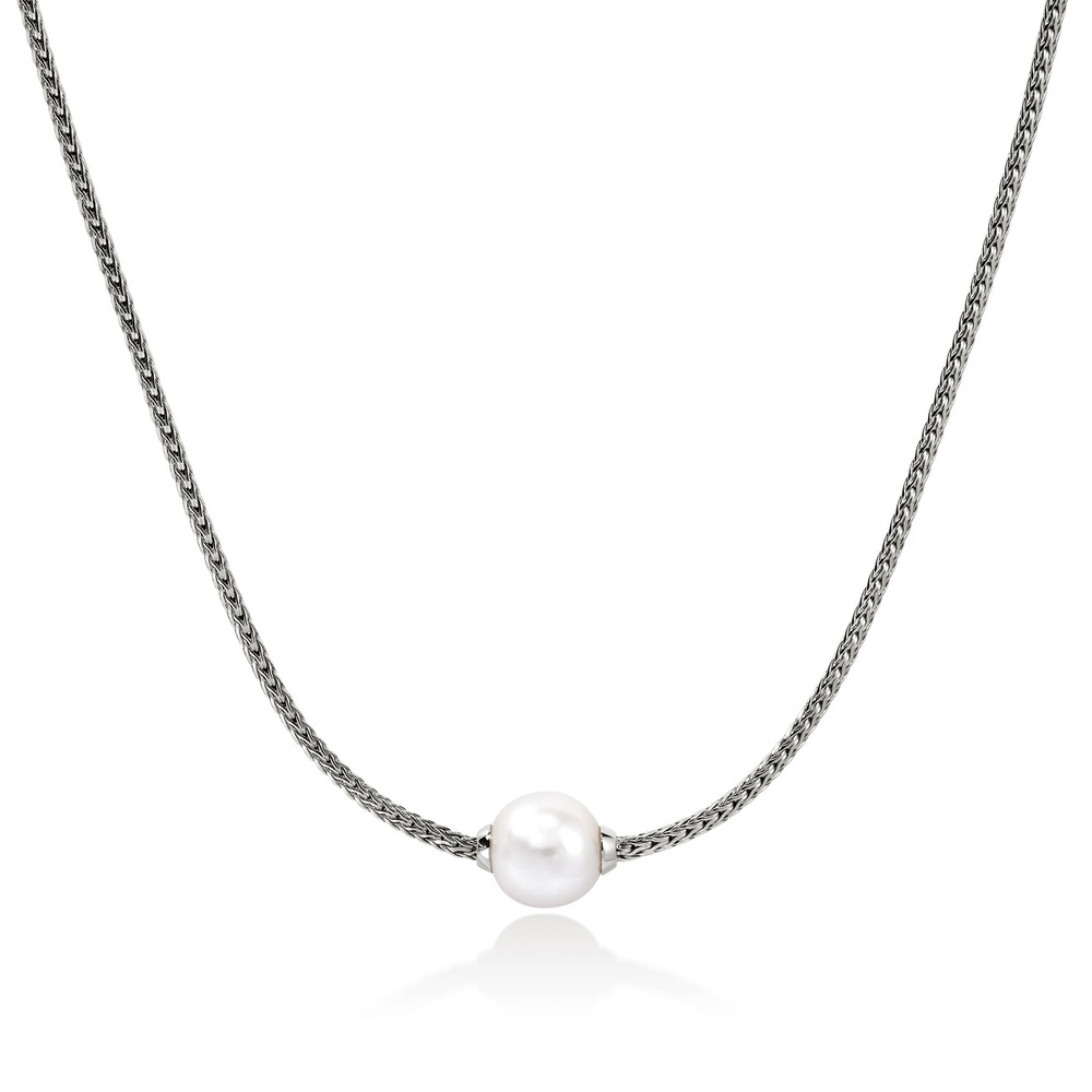 JH Essentials Silver Cultured Fresh Water Pearl Necklace by John Hardy