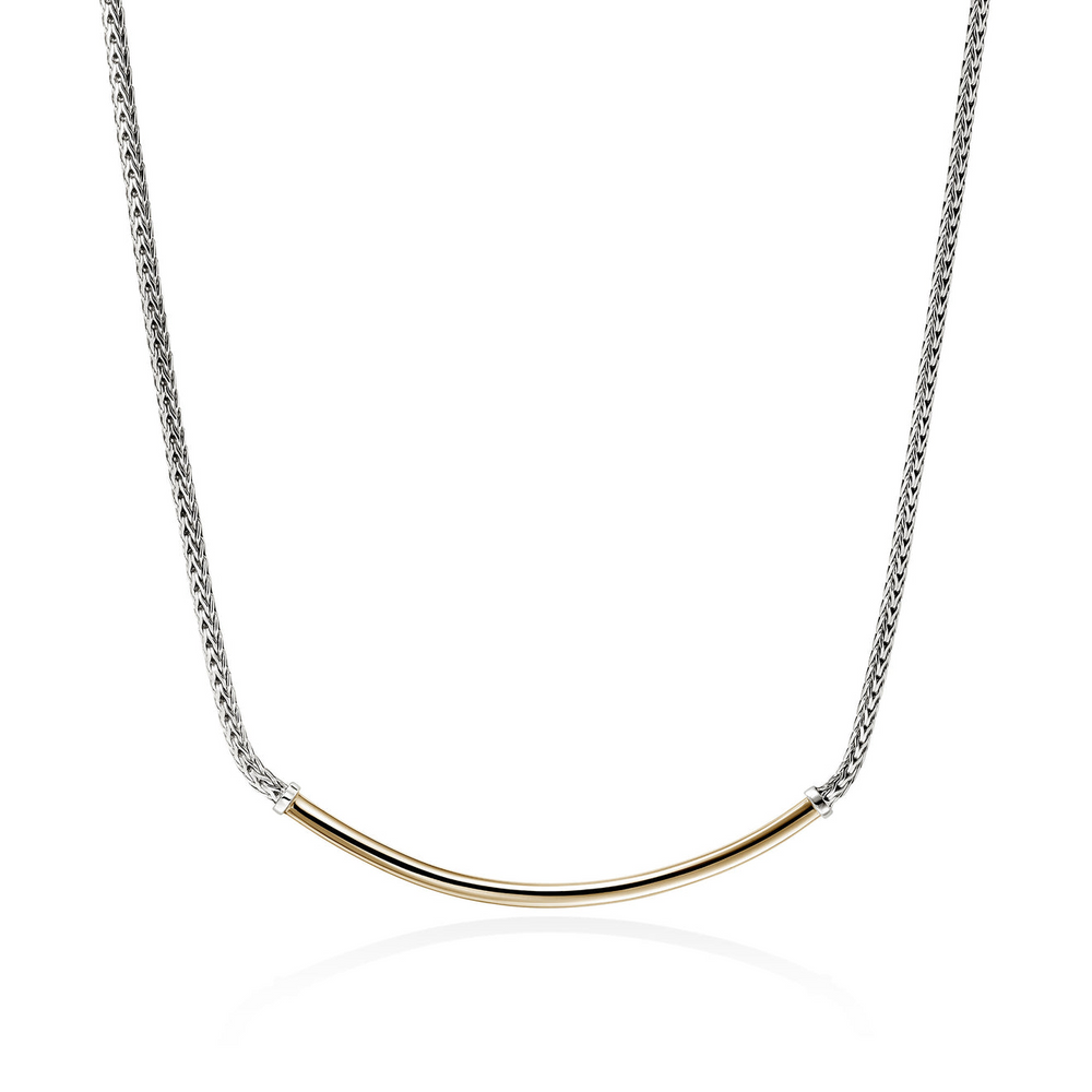 JH Essentials 14K Gold & Silver Mini Chain Necklace by John Hardy