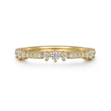 14K Yellow Gold 0.23cttw SI H-I Diamond Ladies Ring by Gabriel & Co
