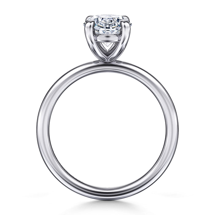 White Gold Semi-Mount Engagement Ring