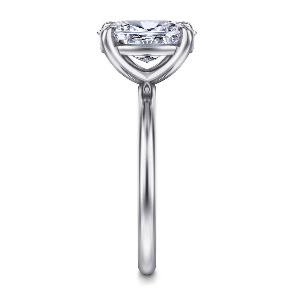 White Gold Semi-Mount Engagement Ring