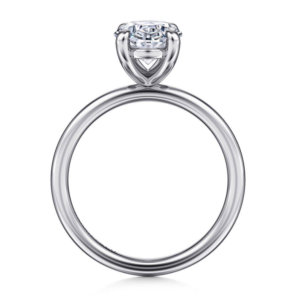 White Gold Semi-Mount Engagement Ring