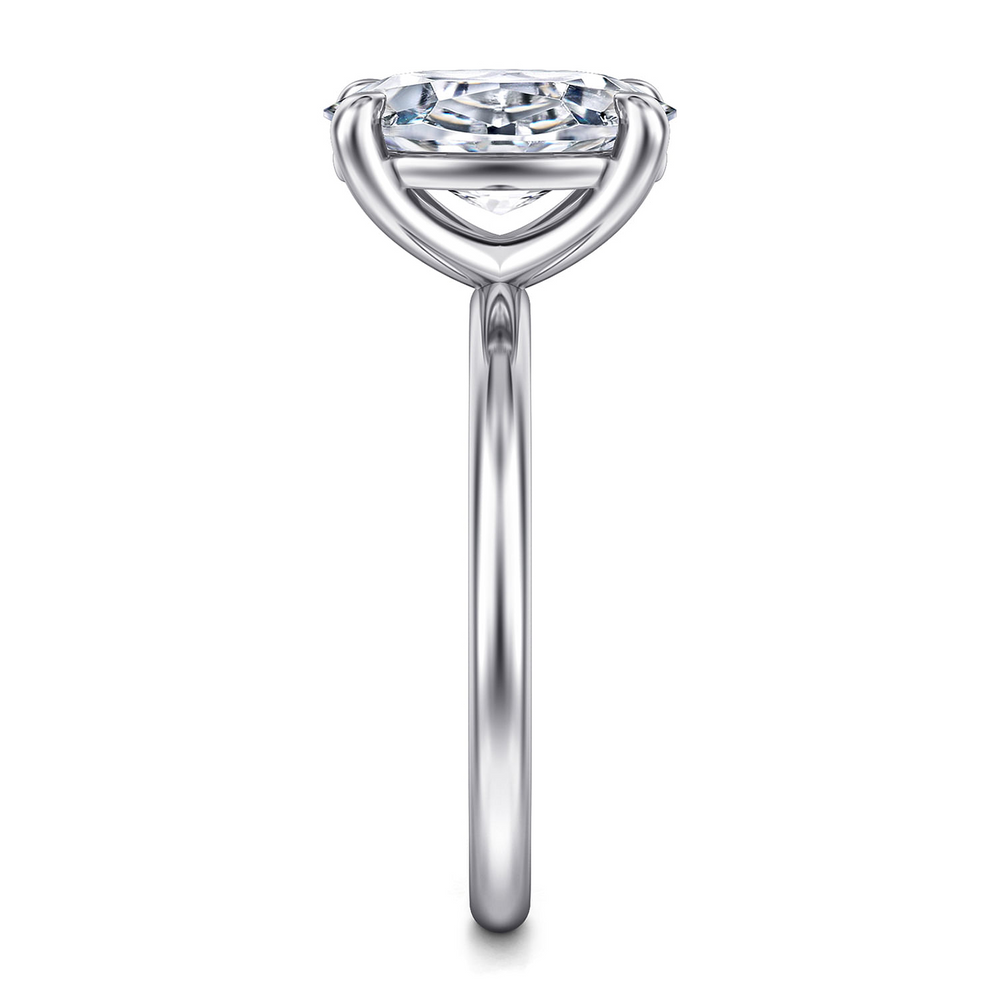 White Gold Semi-Mount Engagement Ring
