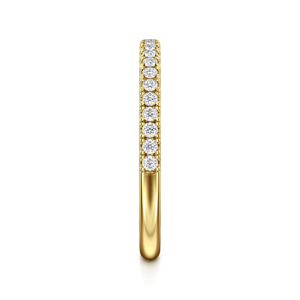 Yellow Gold Diamond Matching Wedding Band