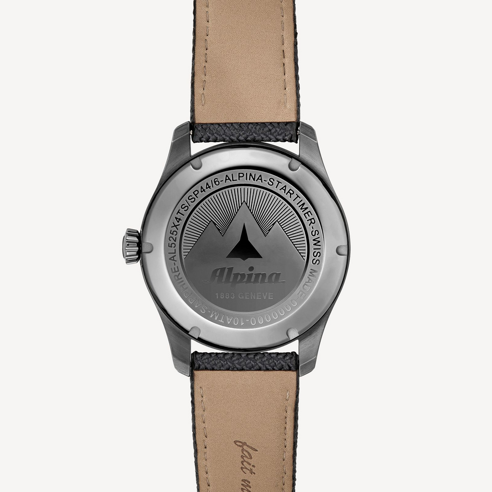 Startimer Pilot Automatic WR100 SS with Gray Strap by Alpina