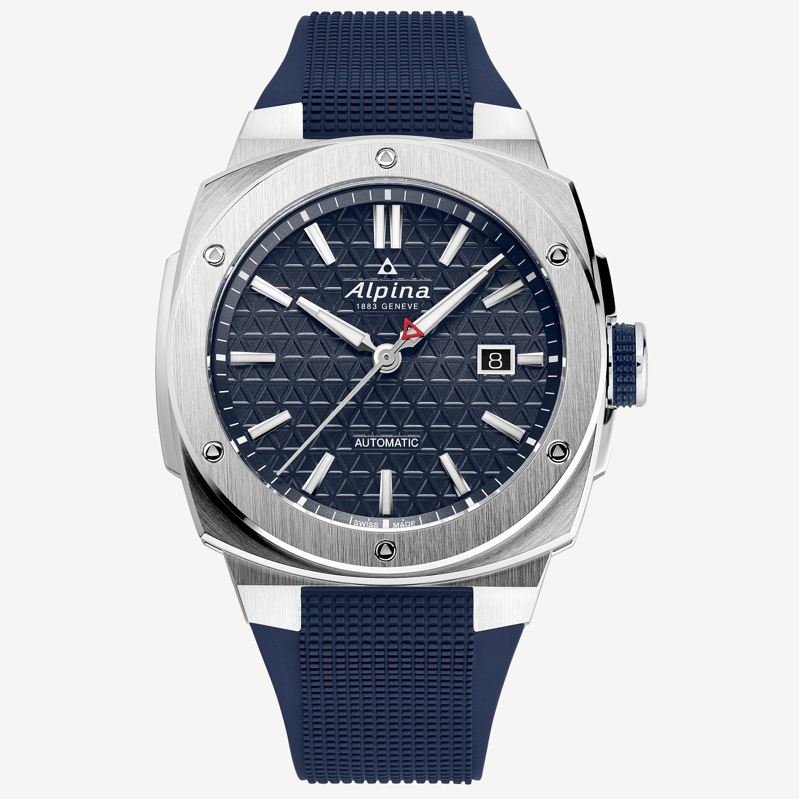 Alpiner Extreme Automatic WR200 SS with Blue Strap by Alpina
