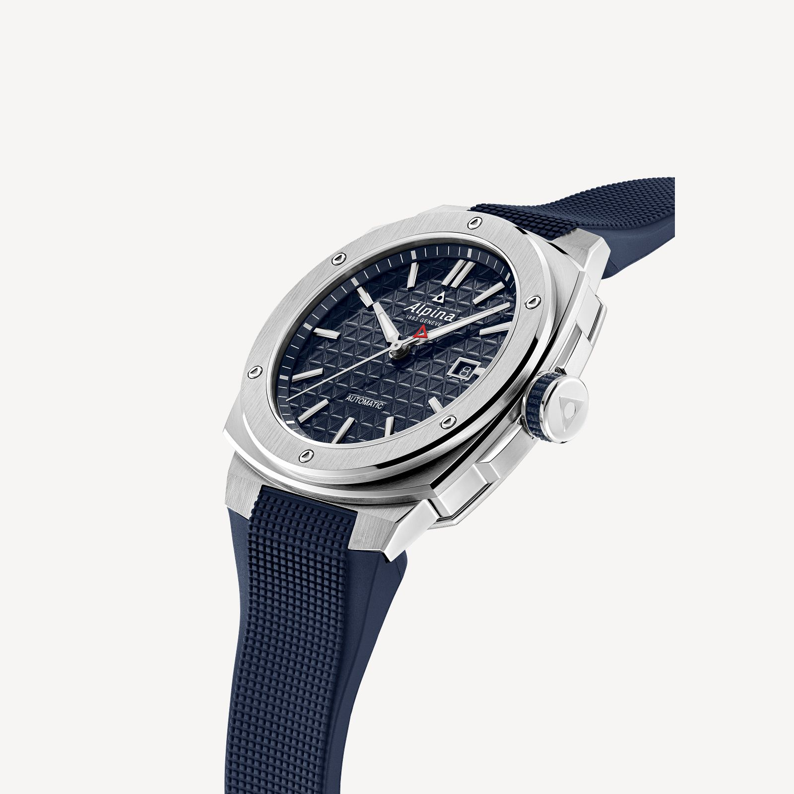 Alpiner Extreme Automatic WR200 SS with Blue Strap by Alpina