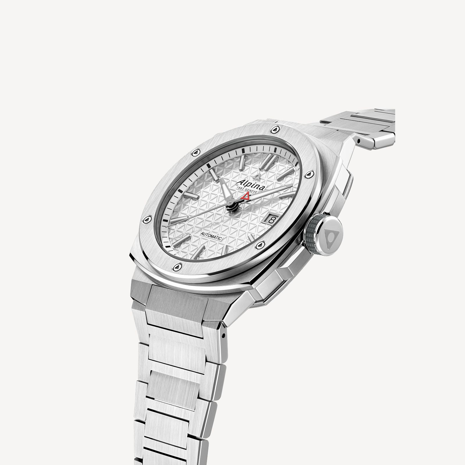 Alpiner Extreme Automatic in Titanium with White Dial WR200M